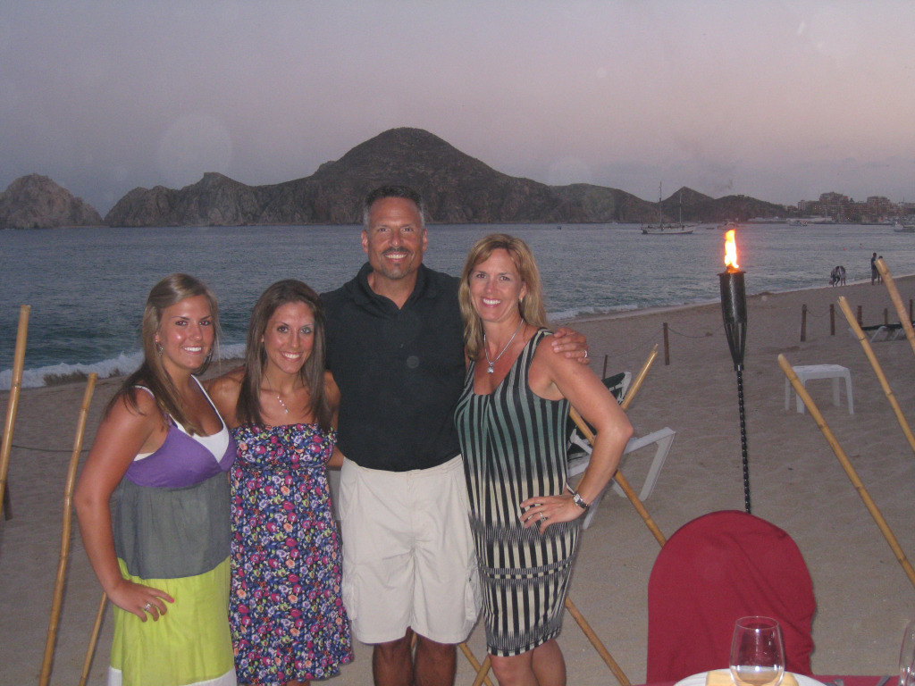 Dr. Jay LaGuardia on a beach in Hawaii with family Summer 2014