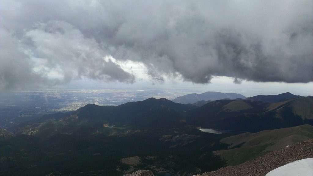 WJ Vincent Pike's Peak Colorado View 2015